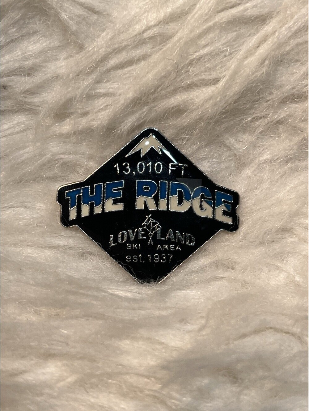 “The Ridge” Loveland Colorado Ski Area Enameled Magnet